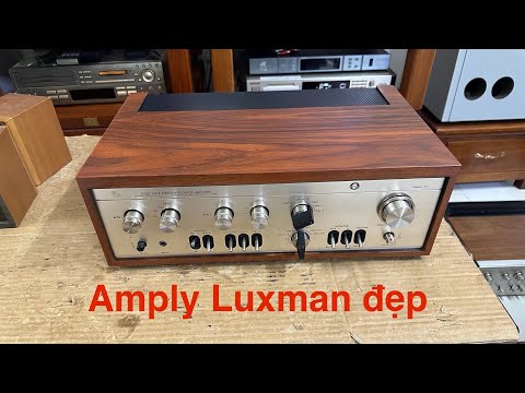 LUXMAN L-507 old amplifier, so beautiful, rustic detailed sound