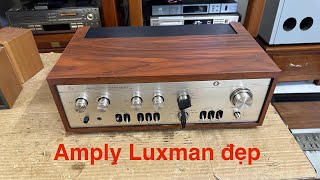 LUXMAN L-507 old amplifier, so beautiful, rustic detailed sound