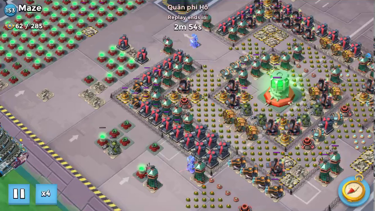 Boom Beach - Maze core rush with 10 shocks record 💪 - YouTube