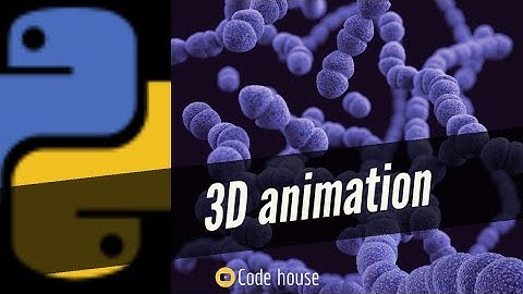 Creating 3D animation using python