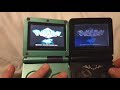 Diffrence entre les crans ags 001 et ags 101 sur game boy advance sp