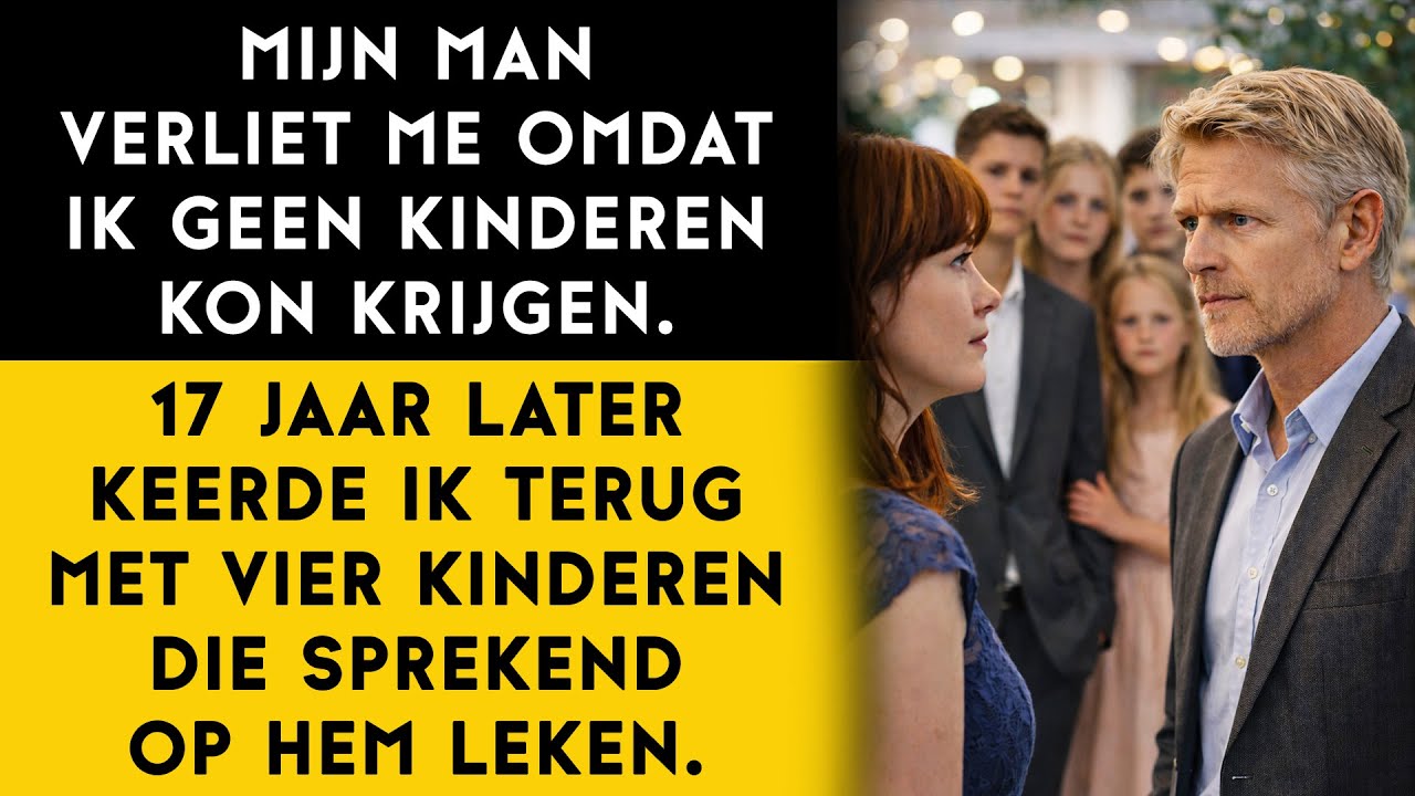 Mijn man verliet me omdat hij dacht dat ik onvruchtbaar was… Maar er was iets wat hij niet wist