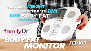 Cara Ukur Kadar Lemak Tubuh dengan Body Fat Monitor FamilyDr FEP-103