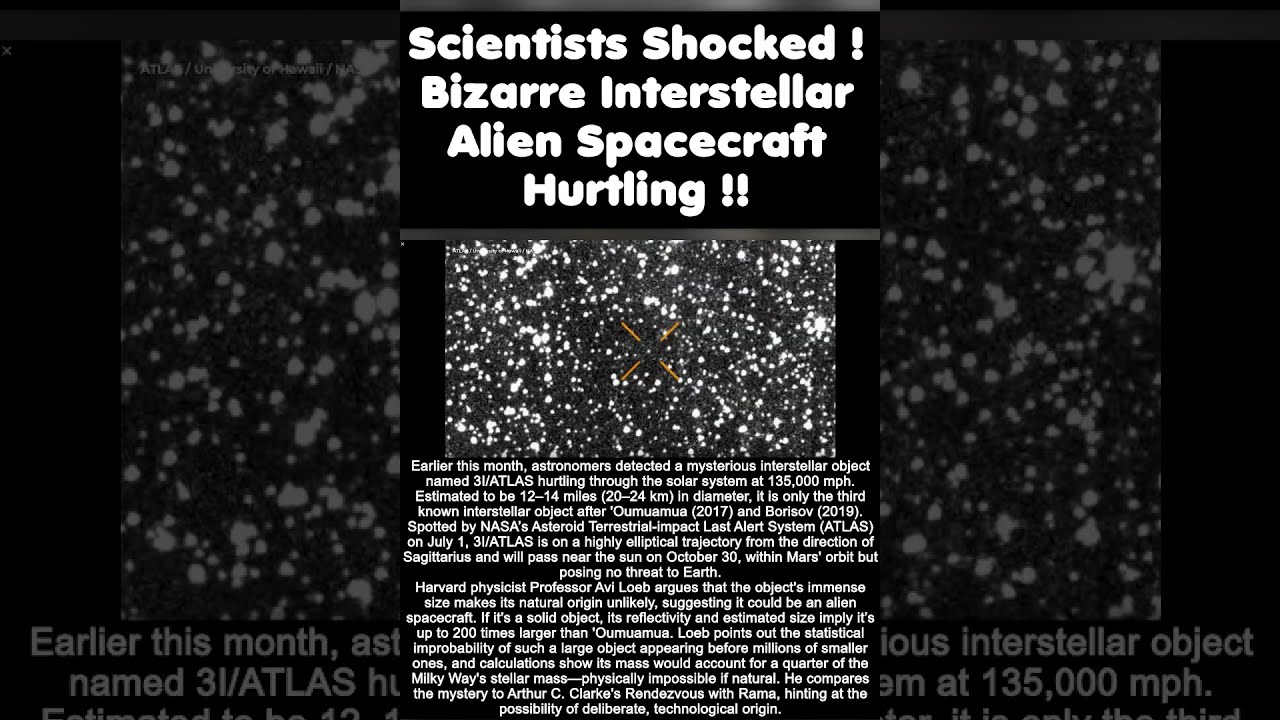 Scientists Shocked Bizarre Interstellar Alien Spacecraft Hurtling Fyp Foryou Viral Craft