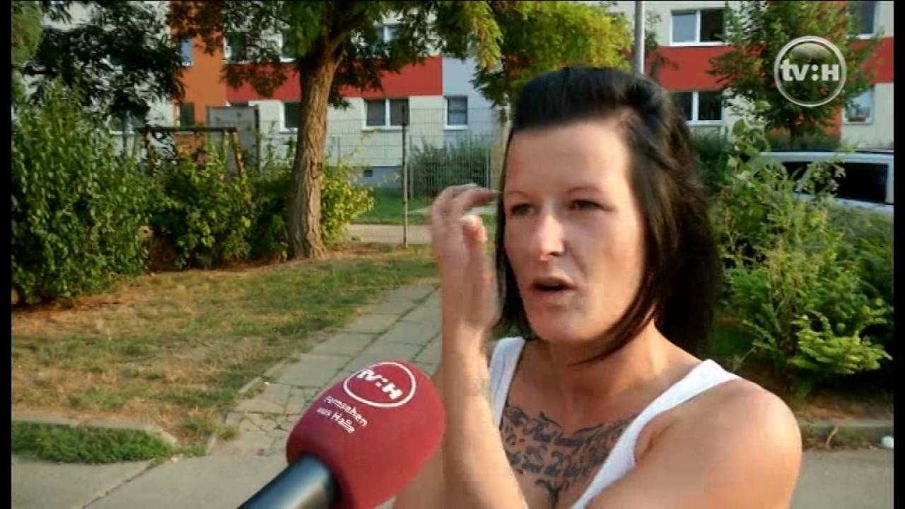 Oberbürgermeister Dr. Bernd Wiegand im Südpark von Halle-Neustadt,TV Halle, 13.9.16