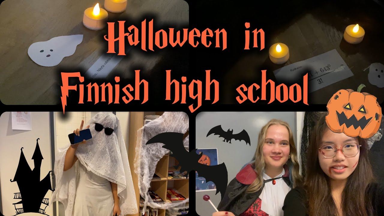 Halloween in a Finnish high school? Cosplay event? Escape room?