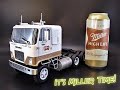 GMC ASTRO 95 SEMI TRACTOR MILLER HIGH LIFE 1/25 SCALE MODEL KIT BUILD REVIEW WEATHERING AMT 1230