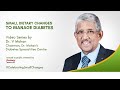 Small dietary changes to manage diabetes  episode 1  dr v mohan