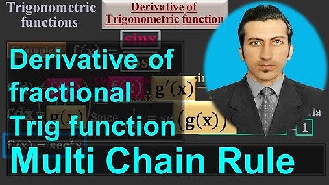 Derivative of Trigonometric Function with Multi Chain Rule - #Calculus  by #Moein