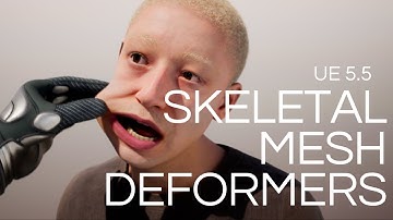 New Unreal Engine 5.5 Skeletal Mesh Deformers Demo