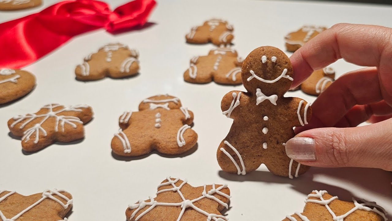 Легкие и Праздничные Имбирные Печенья|Рецепт Пряничного Человечка | Идеальное Рождественское Угощени