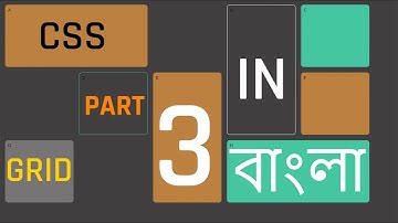 CSS Grid  Layout Part 3 in Bangla