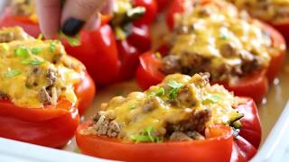 I love stuffed peppers with just about anything, but these turkey
filled ground and brown rice, seasoned cumin s...