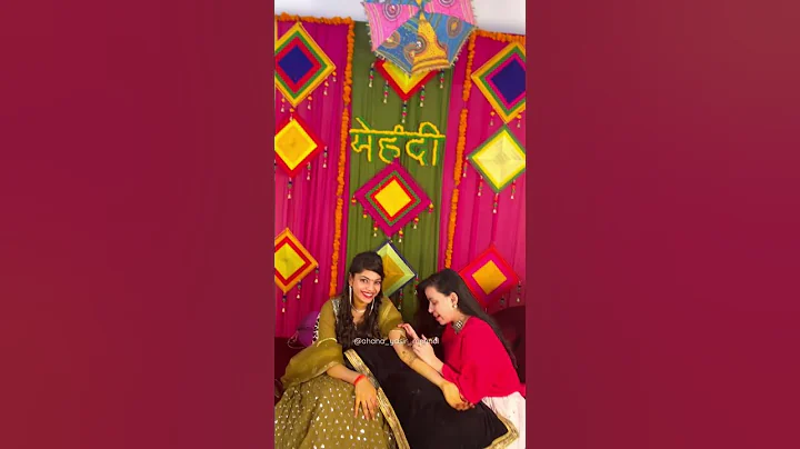 😘 ख़ूबसूरत Dulhan की Mehndi | #shorts #viral #bridalmehndi