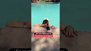 ¿Es real el bikini que se desvanece con el agua? @valentinapaz