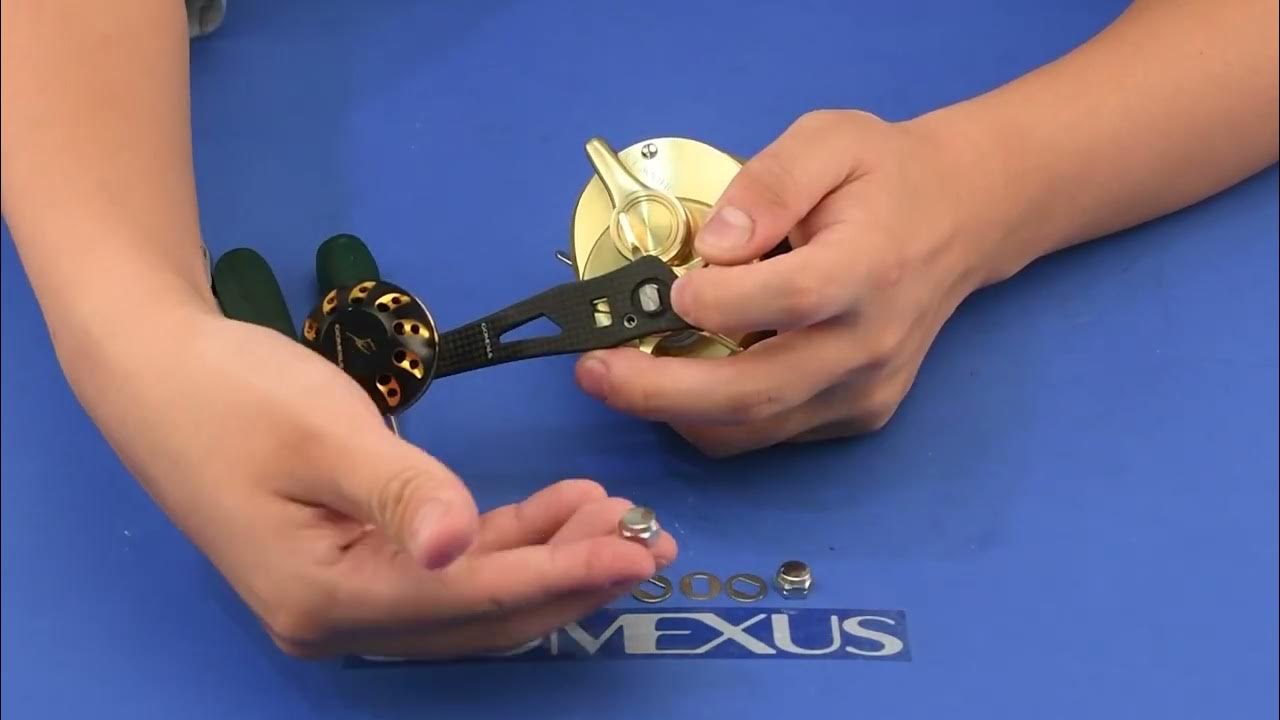 Gomexus Baitcasting Single Handle Installation Tutorial. #fishingtips  #fishingtackle #fishinggear 