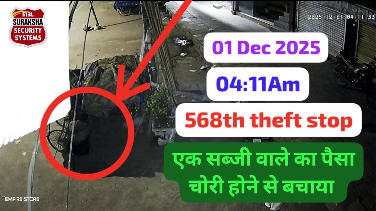 एक गरीब का नुकसान होने से बचाया  568 Success Suraksha Security Live Monitoring, Delhi