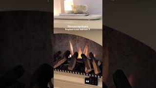 This Heater Changes the Mood #electricfireplacesdirect #spaceheater #cozyhome