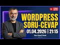 WordPress Soru Cevap Canlı Yayın | 01.04.2026 – MaxHandMade