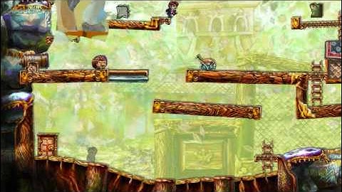 Braid Walkthrough, World 5-4 Crossing The Gap