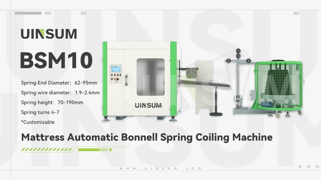 Mattress Automatic Bonnell Spring Coiling Machine for Hotel/Home ...