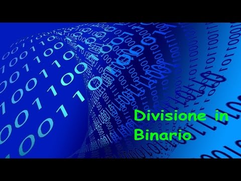 Divisione di due numeri binari