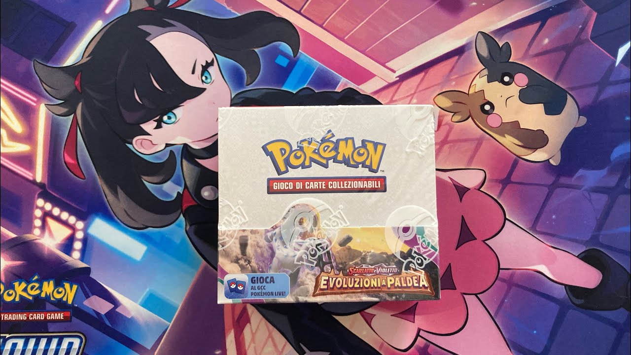 Pokemon box evoluzioni a paldea, seconda parte display 36 buste ita ...