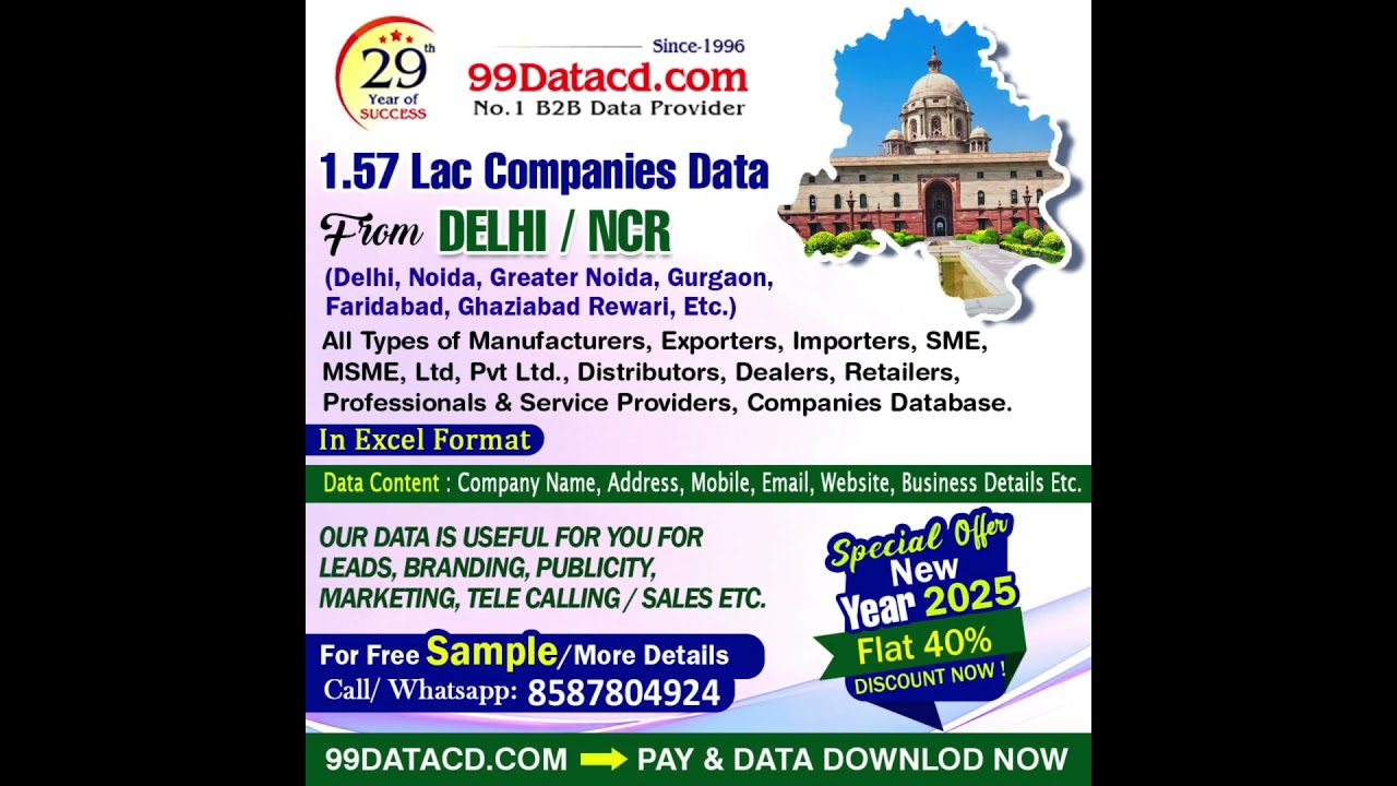 Delhi/NCR Companies Database