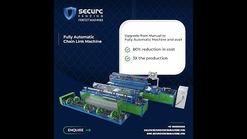 Latest 2025 Fully Automatic Chain Link Fencing Machine #chainlinkfencemachine #securefencing