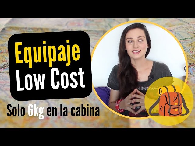 ツ Viaja barato SOLO con el equipaje de mano + TIPS ツ - YouTube