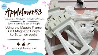 Introducing the 6 in1 Magnetic Embroidery Hoops from Maggie Frames