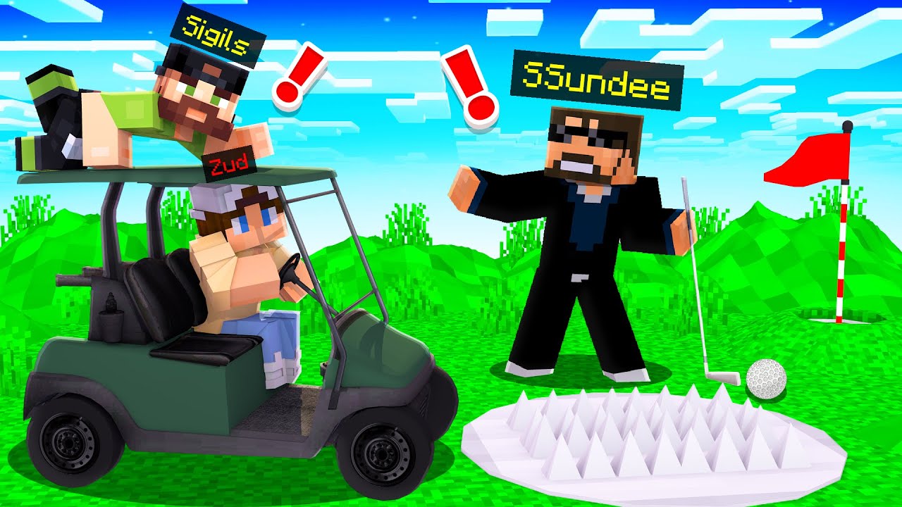INSANE Golfing With an Imposter in Minecraft - YouTube