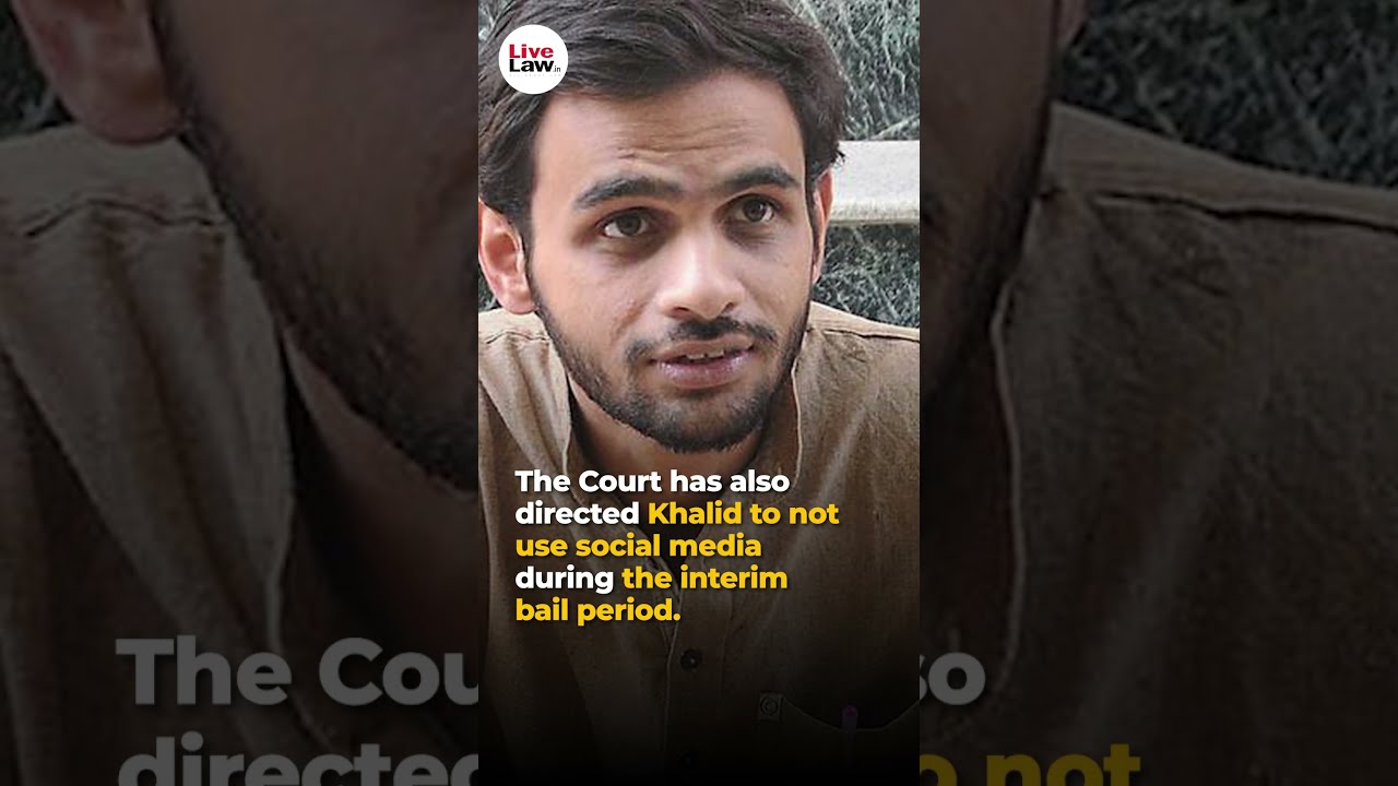 Breaking Umar Khalid Gets 7 Days Interim Bail In Delhi Riots Larger Conspiracy Case