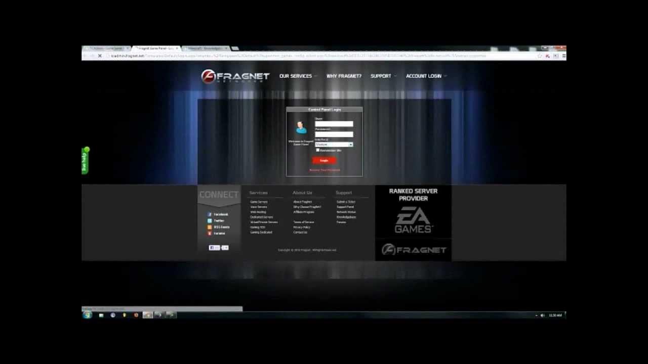 Control Panel and McMyAdmin Control Panel Minecraft Tekkit