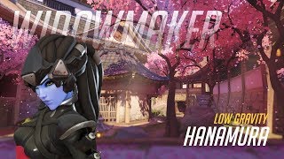 Soldier: 76, Widowmaker attacking Hanamura - Overwatch Low Gravity