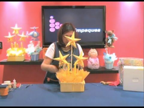 Centro de mesa, ideal para 15 aÃos youtube Como decorar centros de mesa con torres ifel para quinceaños
