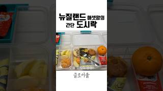 뉴질랜드 애 셋 맘의 간단 도시락🍱#도시락메뉴 #뉴질랜드도시락 #lunchboxideas