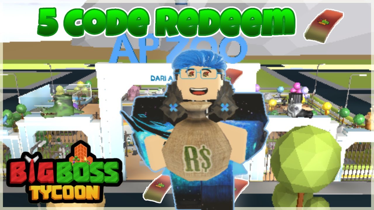 5 Code Big Boss Tycoon RobloxIndonesia YouTube