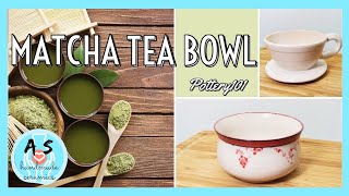 How to drink matcha tea with a tea bowl?//Pottery101