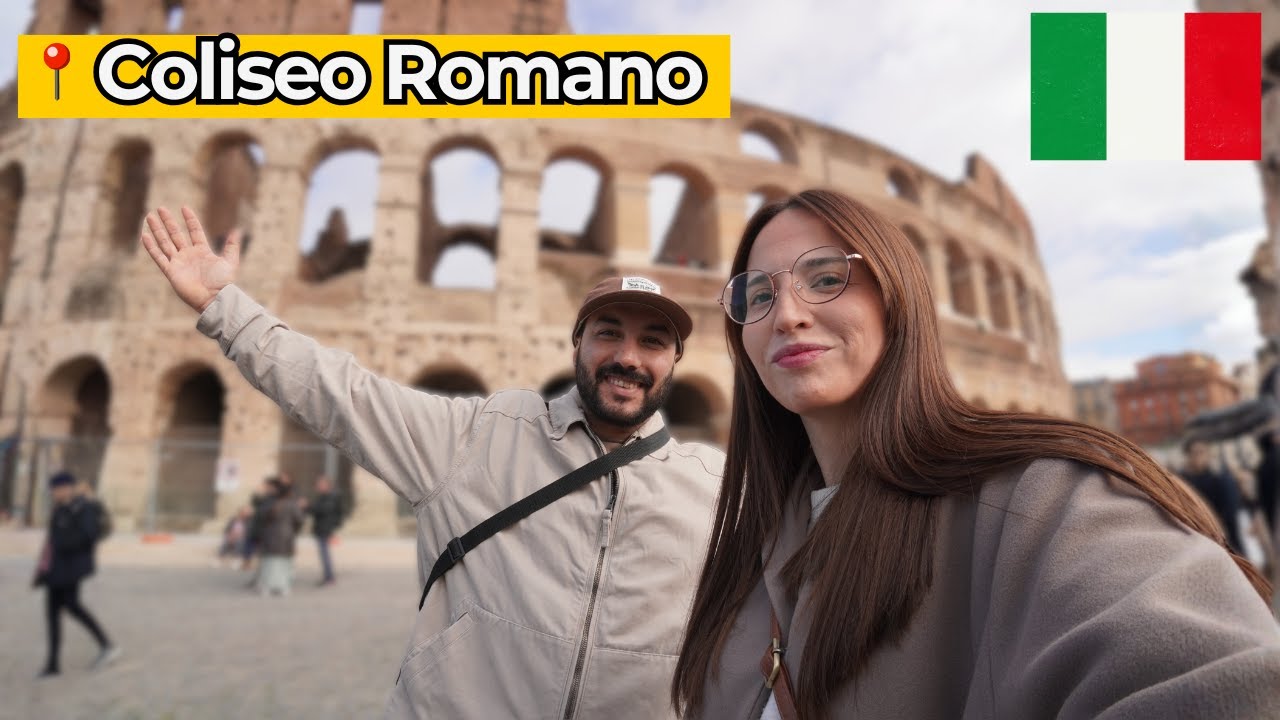 EL VIAJE ESTA LLEGANDO A SU FIN.... PERO ESTAMOS EN EL COLISEO ROMANO!!!
