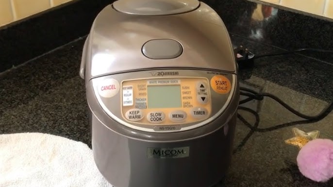 How to use Japanese rice cooker & how to set timer so rice will