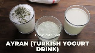 Ayran Turkish Yogurt Drink