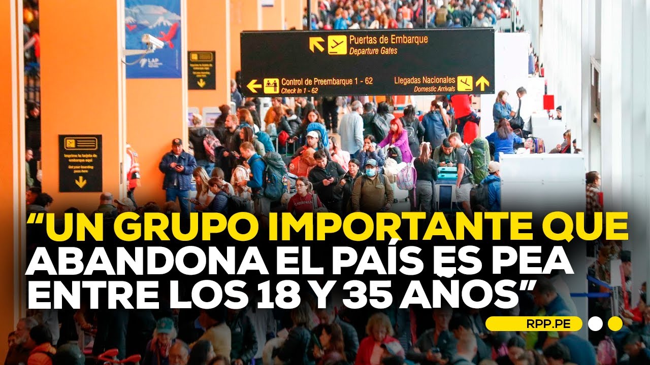 Aumentó el número de peruanos que abandonaron el país y no regresaron #ADNRPP | ENTREVISTA