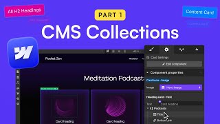 How to Create a CMS Collection in Webflow - Part 1
