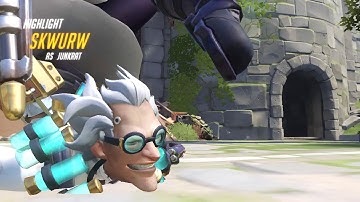 Junkrat Highlight   Eichenwalde   Sick kill on zen
