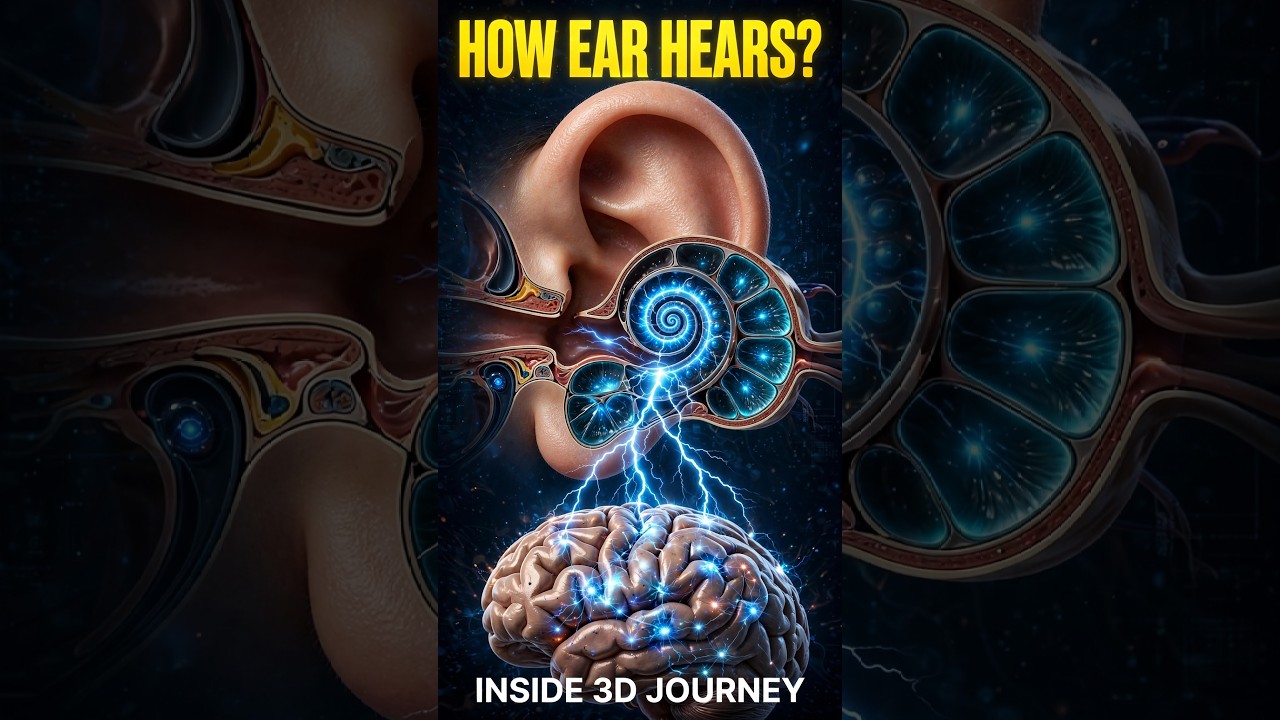How Your Ear Works? Inside 3D Journey From Sound to Brain! | Ear Anatomy Explained