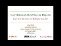 Rowhammer rowpress  beyond can we be free of bitflips soon  talk at uc berkeley  28022024