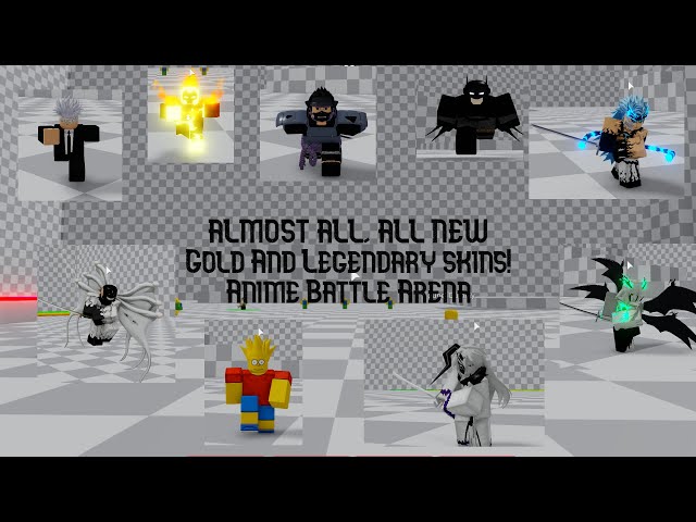 All Legendary Skins in Roblox Anime Battle Arena - Gamer Journalist