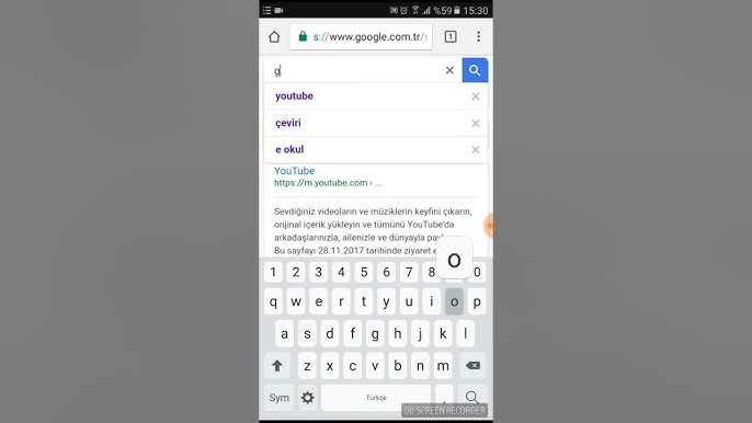 Klavye ayarları geçmiş silme tahmin aç kapat öngörü temizle önerİ  androidone gm - YouTube