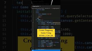 Create Ping pong Game Using HTML | CSS | JS screenshot 2